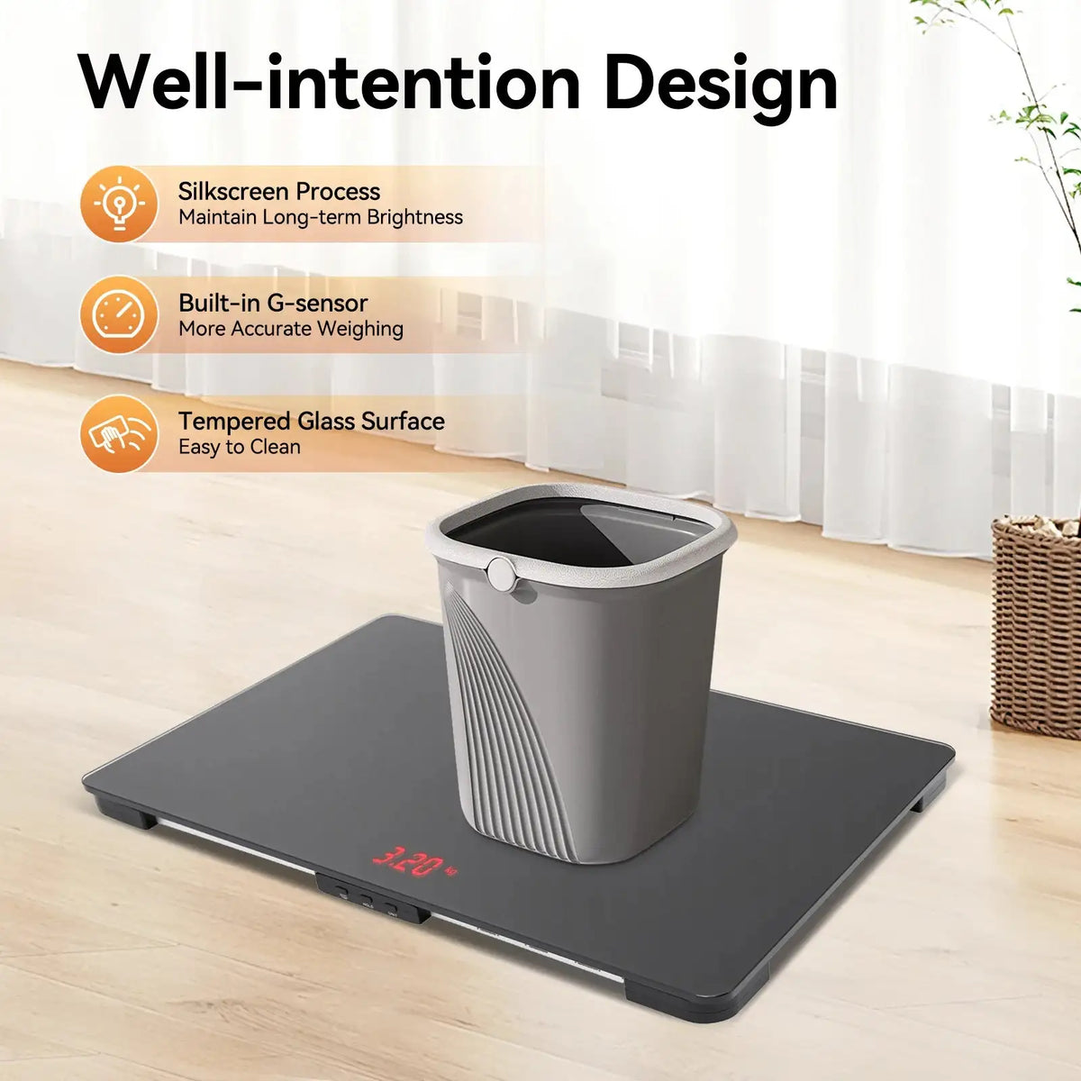 100KG Digital Animal Scale 65x45 CM &ndash; High Capacity LCD