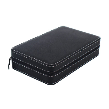 Watch Storage Box Black 6/10/12 Slots &ndash; Compact Travel Case