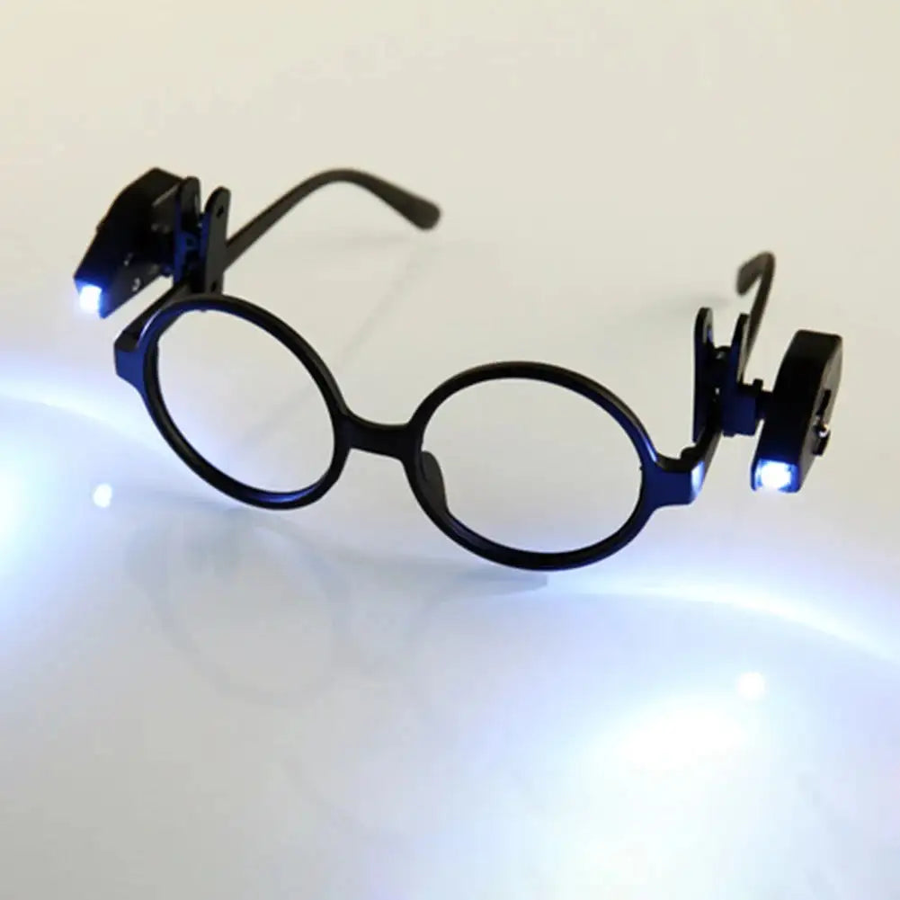 Clip On Eyeglass Book Light Portable LED Reading Lamp