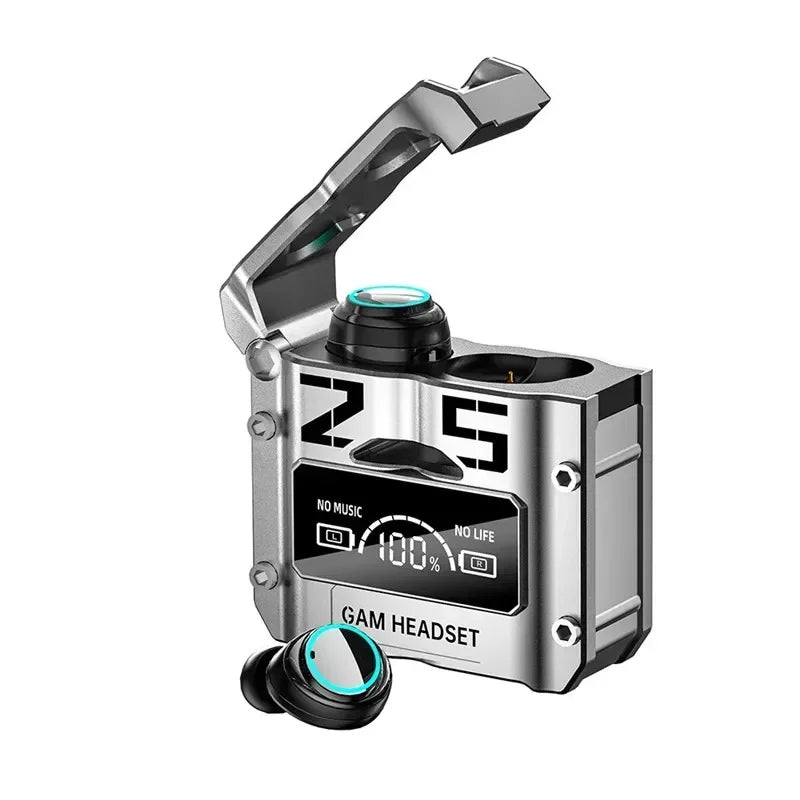 Original M25 TWS Wireless Earbuds with Touch Control and Noise Cancellation Silver