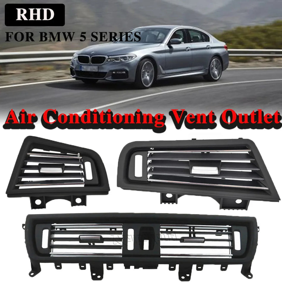 Panneau de sortie d'air chromé RHD pour BMW Série 5 F10 F11 F18