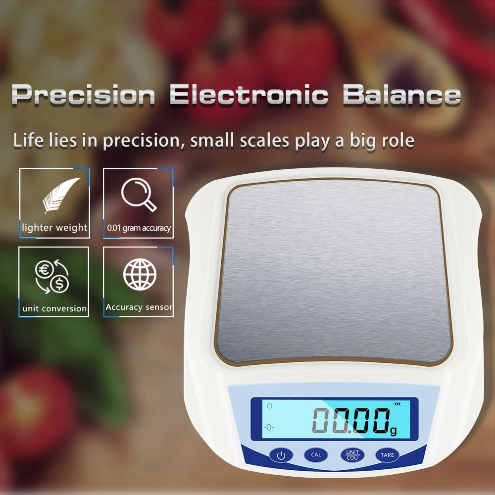 1000g/0.01g Electric Scales &ndash; 0.01g Precision Compact Scale