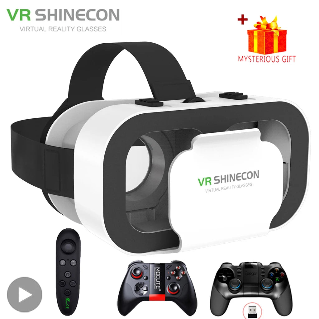 Shinecon 3D VR Glasses for Immersive Mobile Gaming and Movies