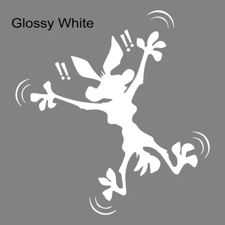 Waterproof PVC Car Wrap Vinyl Film Cartoon Decals Kit for Dent Fix and Decoration Glossy White