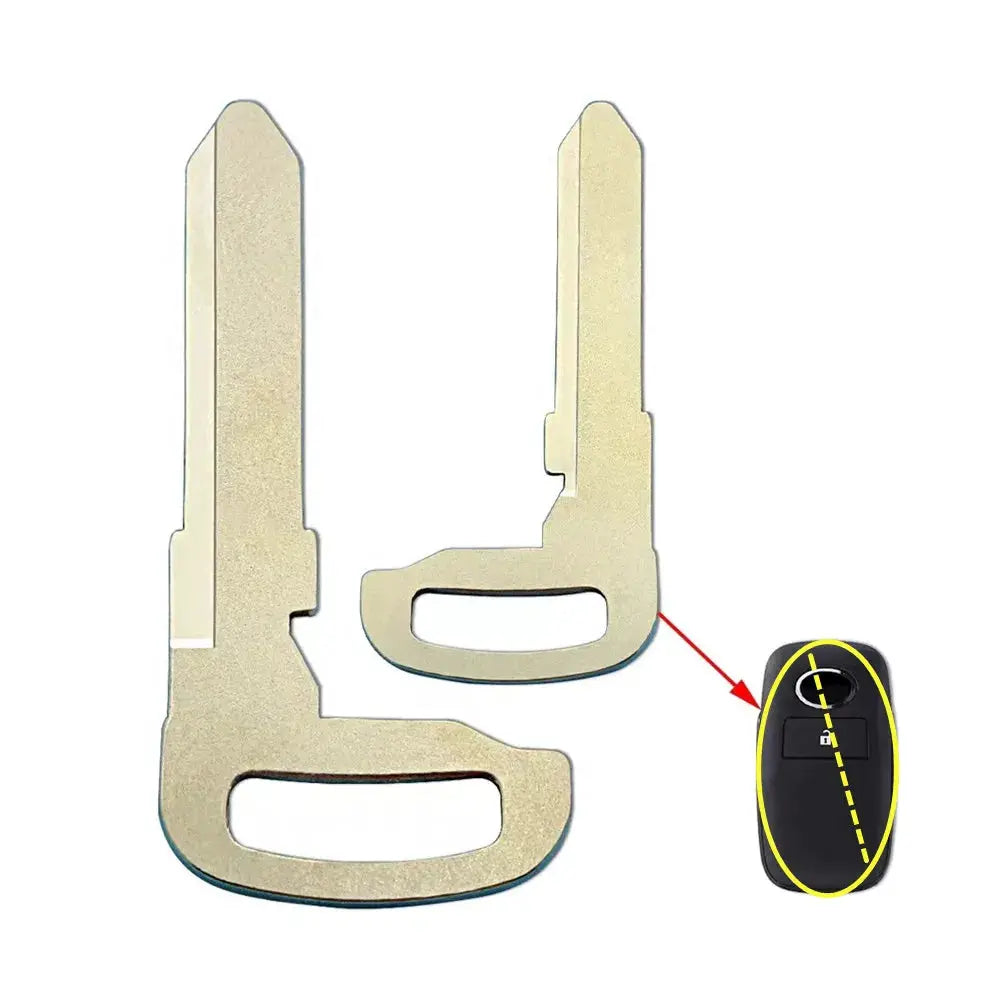 10pcs/lot Emergency Insert Smart Small Key Blade Mechanical Key for Daihashu for Toyota by InterCyprus Trading Ltd