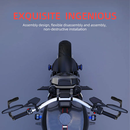 Motorcycle Brake Clutch Lever Hand Guard Protector &ndash; Durable Carbon Black Design