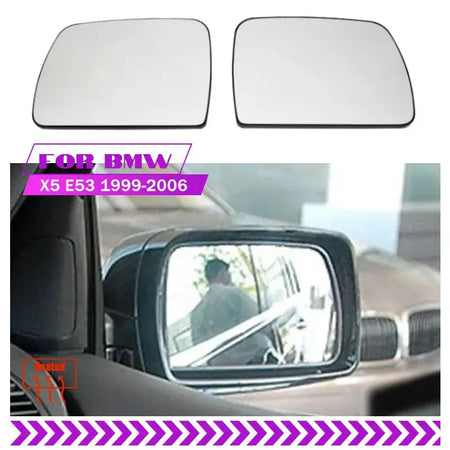 BMW E53 X5 Heated Side Mirror Glass Replacement 1999 2006