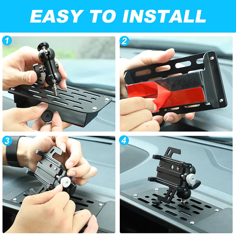 Κινητήρας Τηλεφώνου Πλοήγησης Μαύρος από Κράμα Αλουμινίου για Ford Maverick