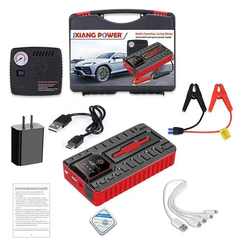 49800mAh Car Jump Starter Power Bank &ndash; Ultra High Capacity Set B -With pump / Poland