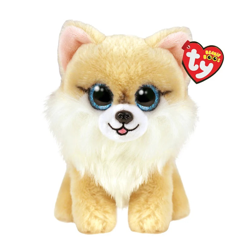 Ty Beanie Boos Spirit The Dog Plush Toy - 15cm Honeycomb / 15cm