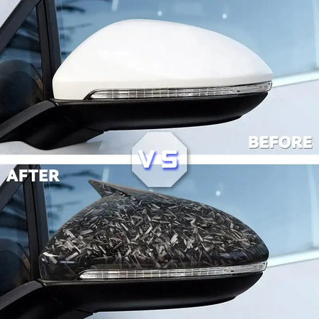 VW Golf 7 Mirror Cap Two Piece Set Wing Side Cover 2014-2020