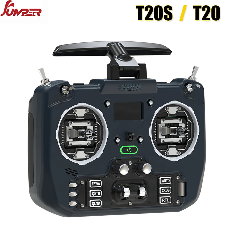 Jumper T20S V2 ExpressLRS ELRS 2.4GHz/915MHz Hall/RDC90 Sensor Gimbal EdgeTX Radio Transmitter for FPV RC Racer Drone Airplane by InterCyprus Trading Ltd