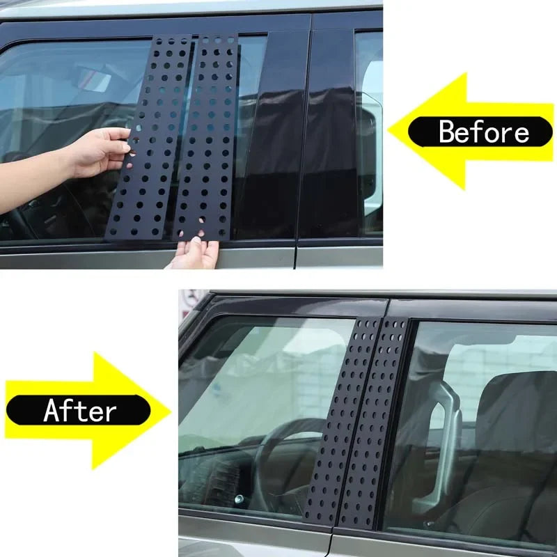 Placa de Proteção da Coluna Central em Colmeia Land Rover Defender