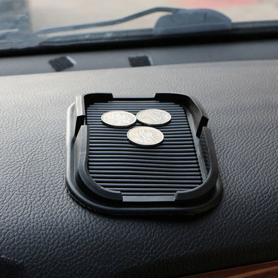 Car Phone Holder Dashboard Anti Slip Pad Universal Silicone Mat for Mobile, Keys