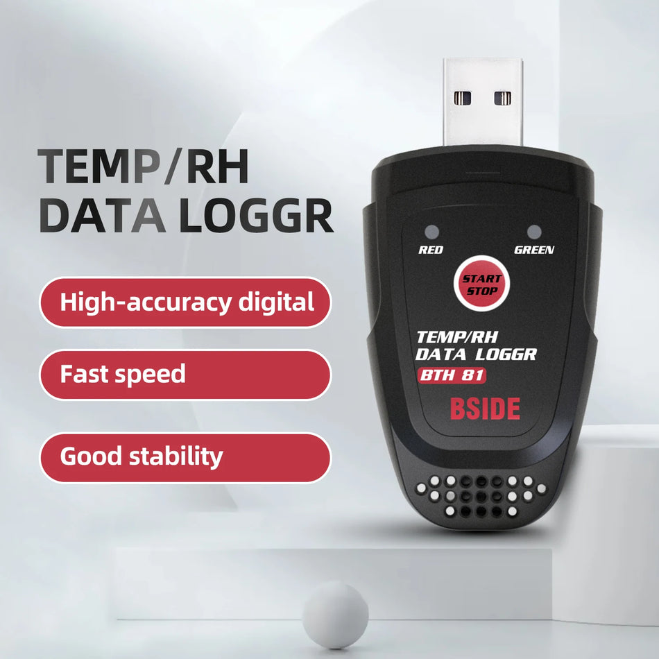 BSIDE BTH81 Humidity Temperature Recorder &ndash; USB Data Logging
