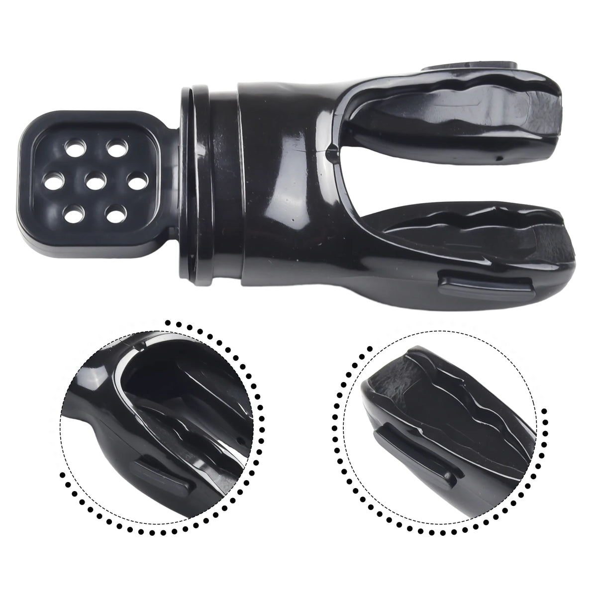 Silicone Snorkel Diving Mouthpiece - Moldable &amp; Comfortable Bite