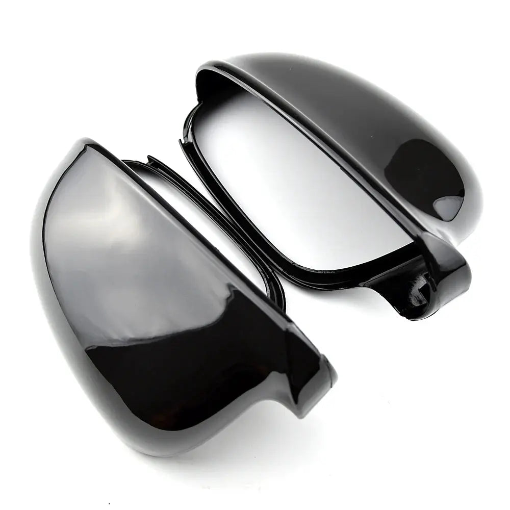 Side Wing Mirror Cover Caps Carbon Black ABS For VW Golf MK5 by InterCyprus Trading Ltd