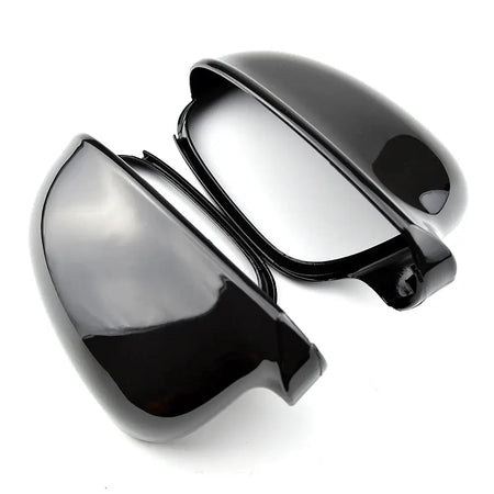 Side Wing Mirror Cover Caps Carbon Black ABS For VW Golf MK5 by InterCyprus Trading Ltd