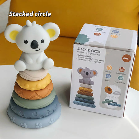 Soft Rubber Block Toy &ndash; Safe Silicone Stacking Fun