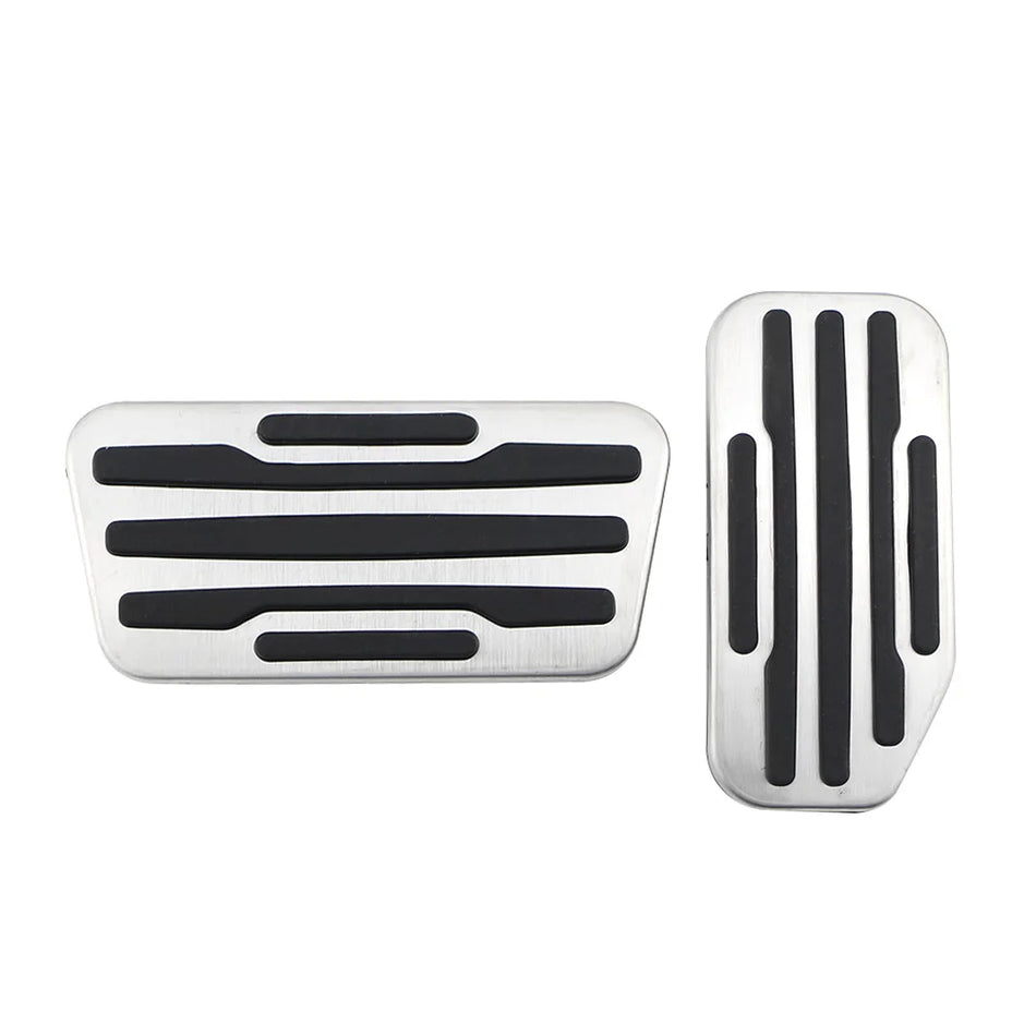 Pedal Pads for Chevrolet Monza, Stainless Steel and Rubber, Easy Slip On Fit, No Drilling