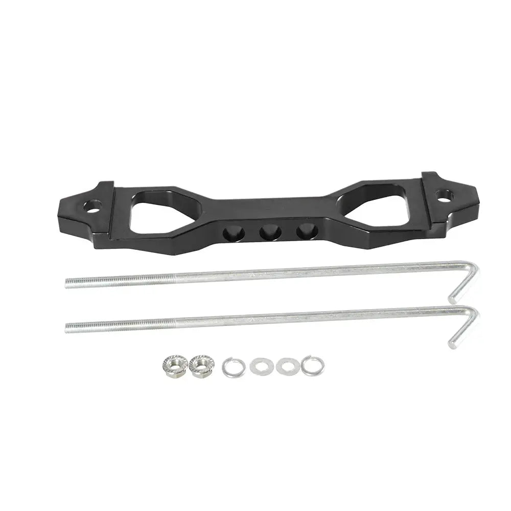 14CM/19CM Battery Hold Down Set, Car Racing Battery Tie Down Bracket Holder Lock Mount with J Bolts by InterCyprus Trading Ltd
