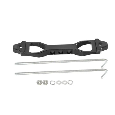 14CM/19CM Battery Hold Down Set, Car Racing Battery Tie Down Bracket Holder Lock Mount with J Bolts by InterCyprus Trading Ltd