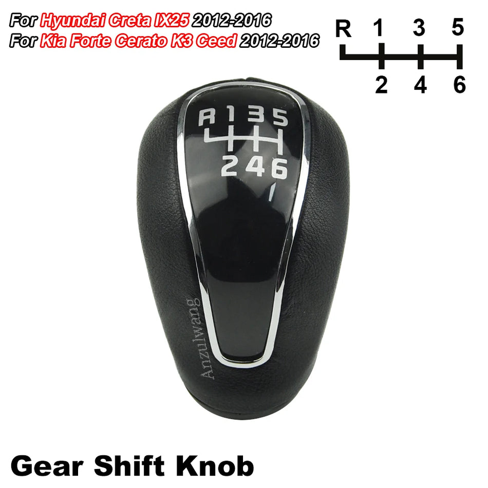 6 Speed Manual Gear Shift Knob for Hyundai Creta Kia Forte K3