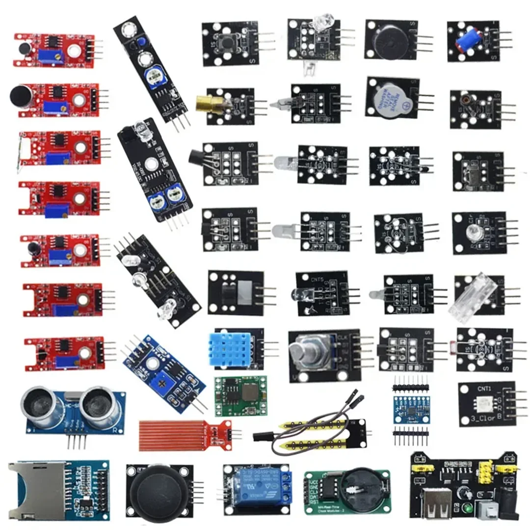 45 in 1 Sensors Modules Starter Kit &ndash; Enhanced Creativity for Arduino and Raspberry Pi 45 in 1 kit