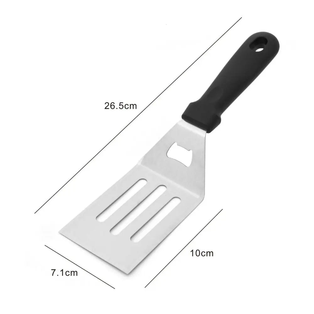 Multifunctional Square/Rectangle Grill Spatula with Anti-Scald Handle Style E