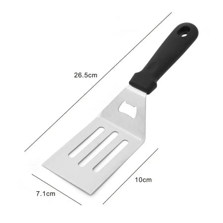 Multifunctional Square/Rectangle Grill Spatula with Anti-Scald Handle Style E
