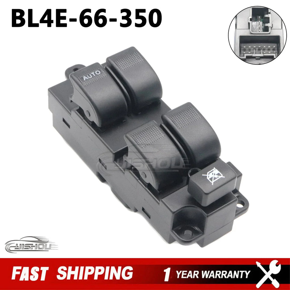 Hlavní spínač okna řidiče pro Mazda 6 2003-2006 BL4E-66-350