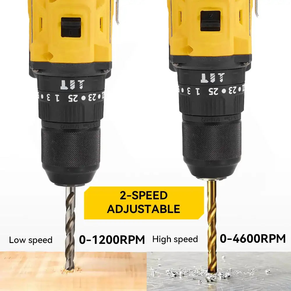 MELLWIN 25+3 Torque Brushless Electric Impact Drill &ndash; 3-Mode