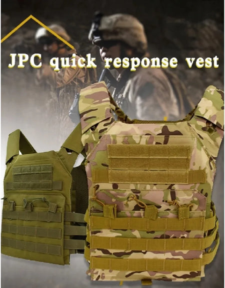 600D Molle Plate Carrier JPC Vest &ndash; Lightweight EVA Foam