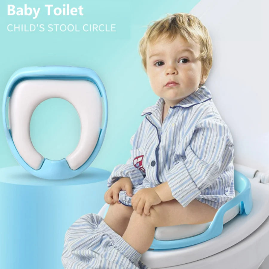 Children's Toilet Seat &ndash; Soft Baby Safe Portable Design