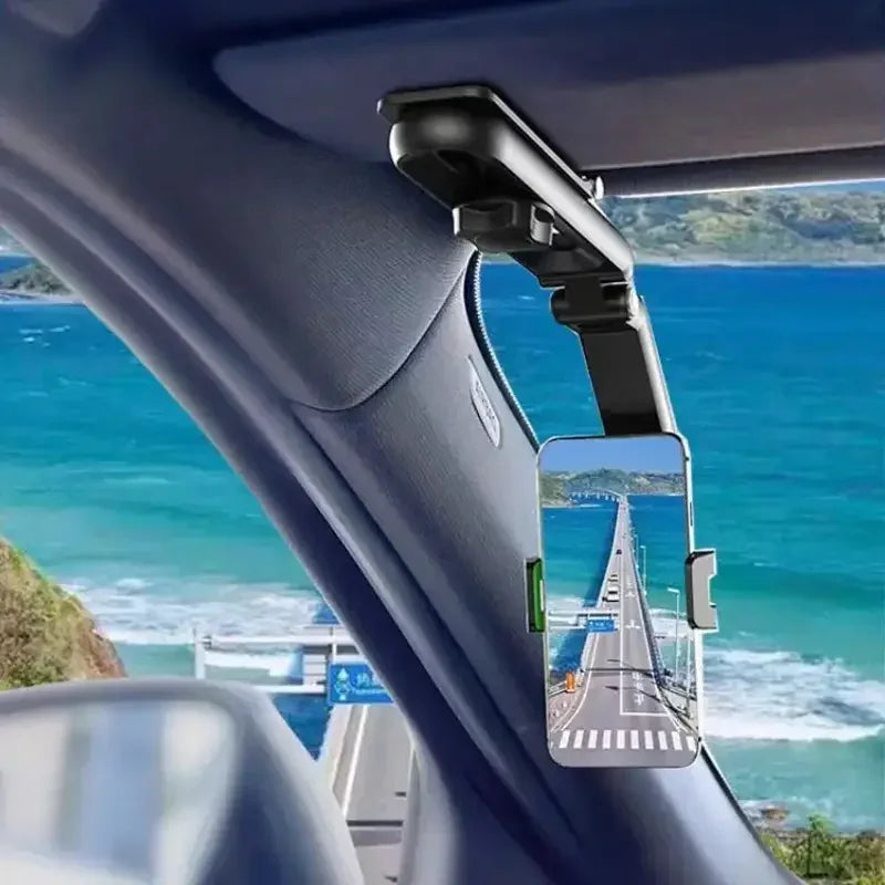360 Degree Rotatable Car Phone Holder &ndash; Rearview Clip