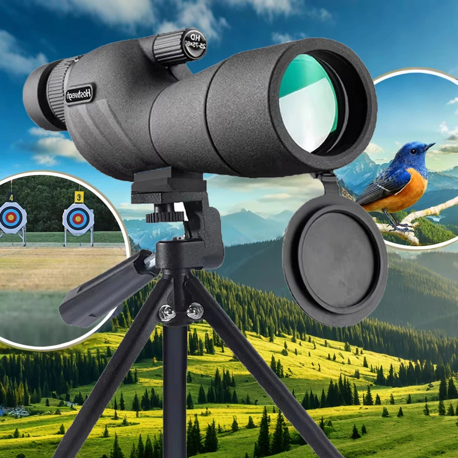 25-75x60 Spotting Scope &ndash; Waterproof Zoom for Birdwatching
