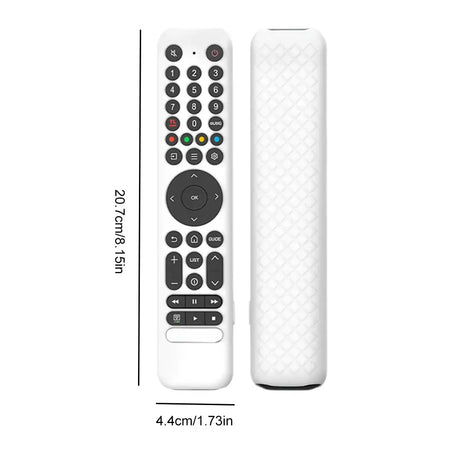 Silicone Remote Case For TCL RC716 RC833 TV GUB1 Sleeve WHITE
