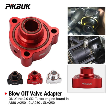 PIKBUK Auto Blow Off Valve (BOV) Adaptor For Mercede A180 A250 CLA250 GLA250 2.0 Litre Turbo GDi Engine Dump Valve Adapter by InterCyprus Trading Ltd