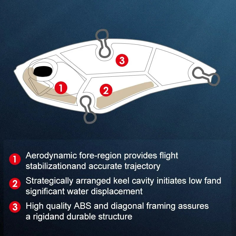 MEREDITH Apex Vibe F85mm 24g Vibration Bait - Full Depth Fishing Lures