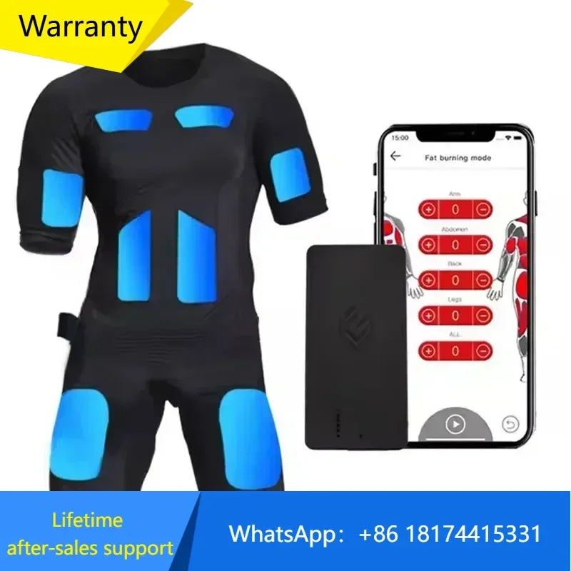 Belaidė EMS treniruočių kostiumas elektros raumenų stimuliacijos rinkinys