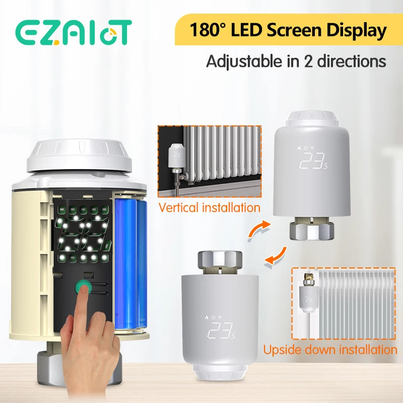 Tuya Smart Radiator Valve TRV &ndash; Alexa and Google Home Ready