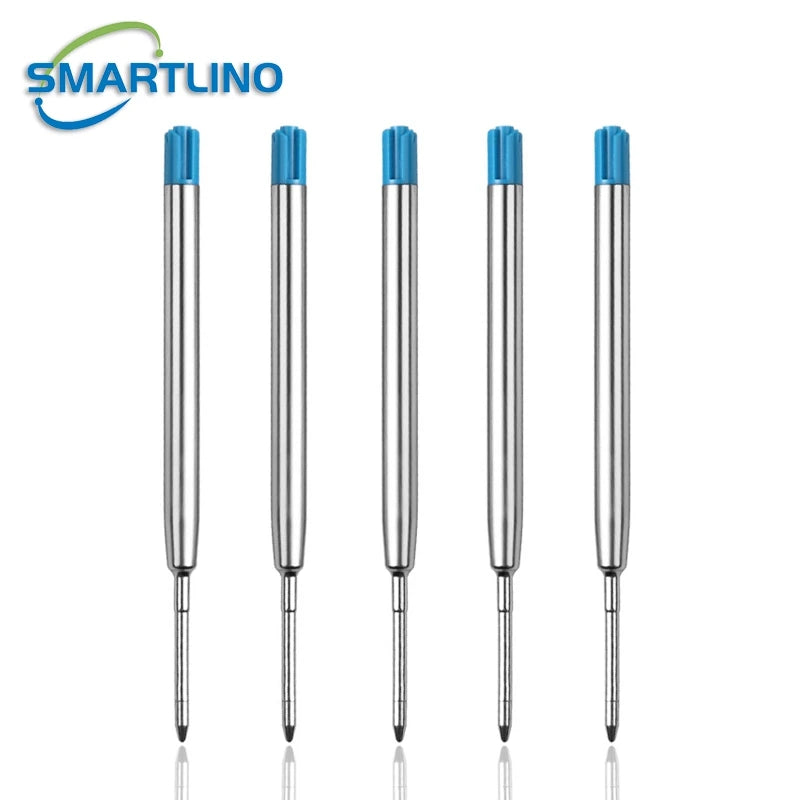 Self Defense Tactical Pen &ndash; Emergency Glass Breaker 5Pcs blue refills