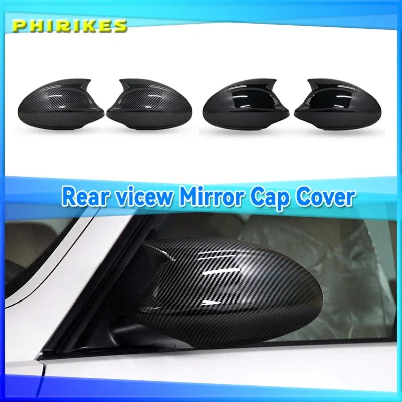 Melna M3 stila spoguļa vāciņš BMW 3 sērijai E90 E91 E92 E93