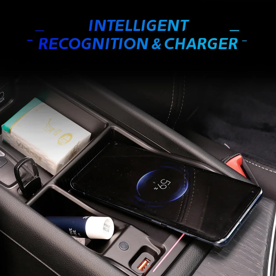 Tapis de chargeur sans fil 15W Qi rapide pour Audi A4L A5 2017-2024
