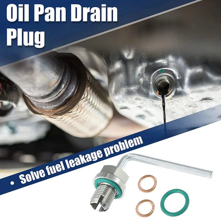 M12.1x1.25/1.5/1.75 M14.1 M16.1 M18.1x 15mm Oil Drain Plug Oversize Piggyback Self Tapping Oil Pan Thread Repair Kit by InterCyprus Trading Ltd