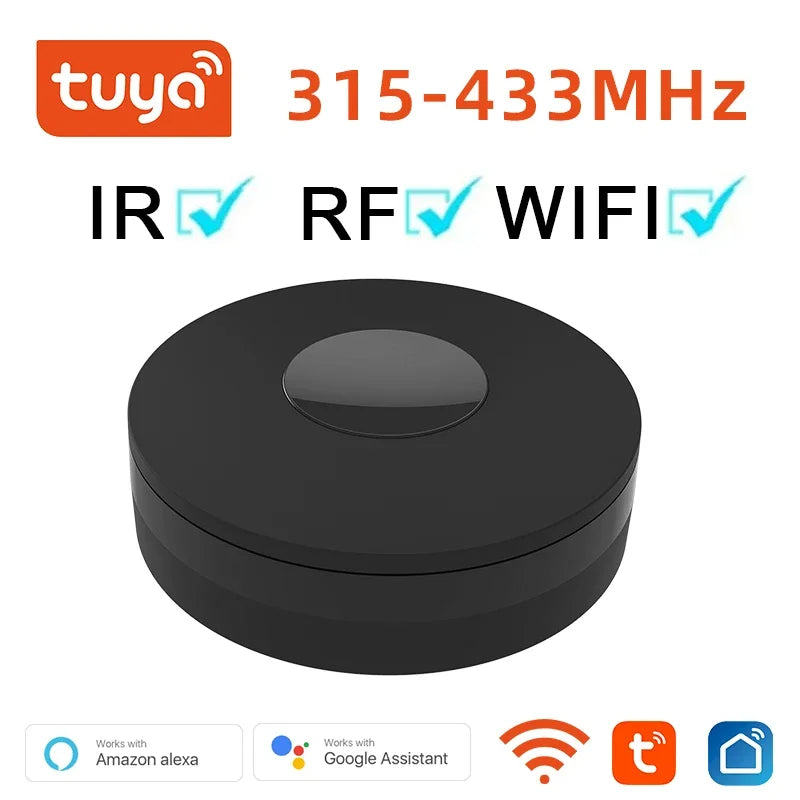 Tuya Smart WiFi RF433 IR Remote Control - Voice Control Default Title