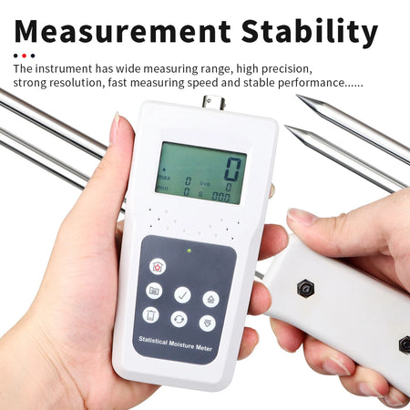 KMS680H Hay Moisture Meter LCD Display &ndash; Accurate Reading