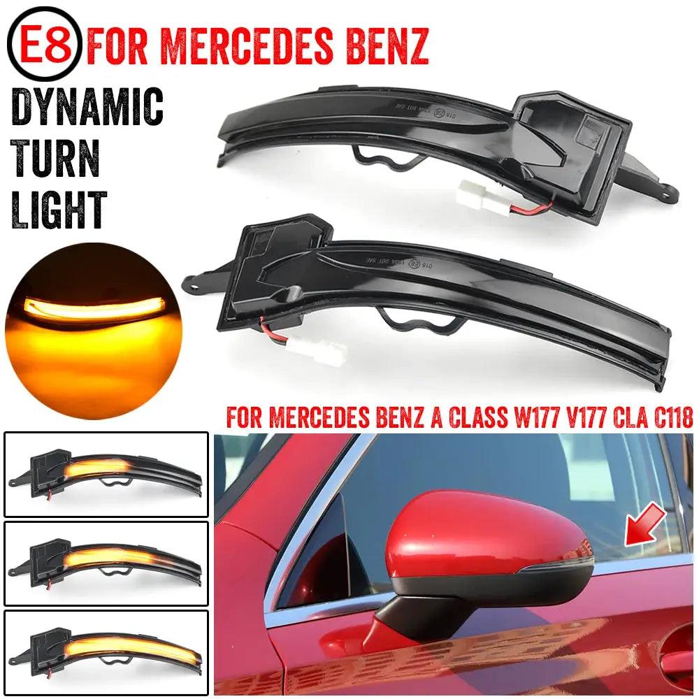 LED Turn Signal Lights for Mercedes-Benz A Class W177 by InterCyprus Trading Ltd