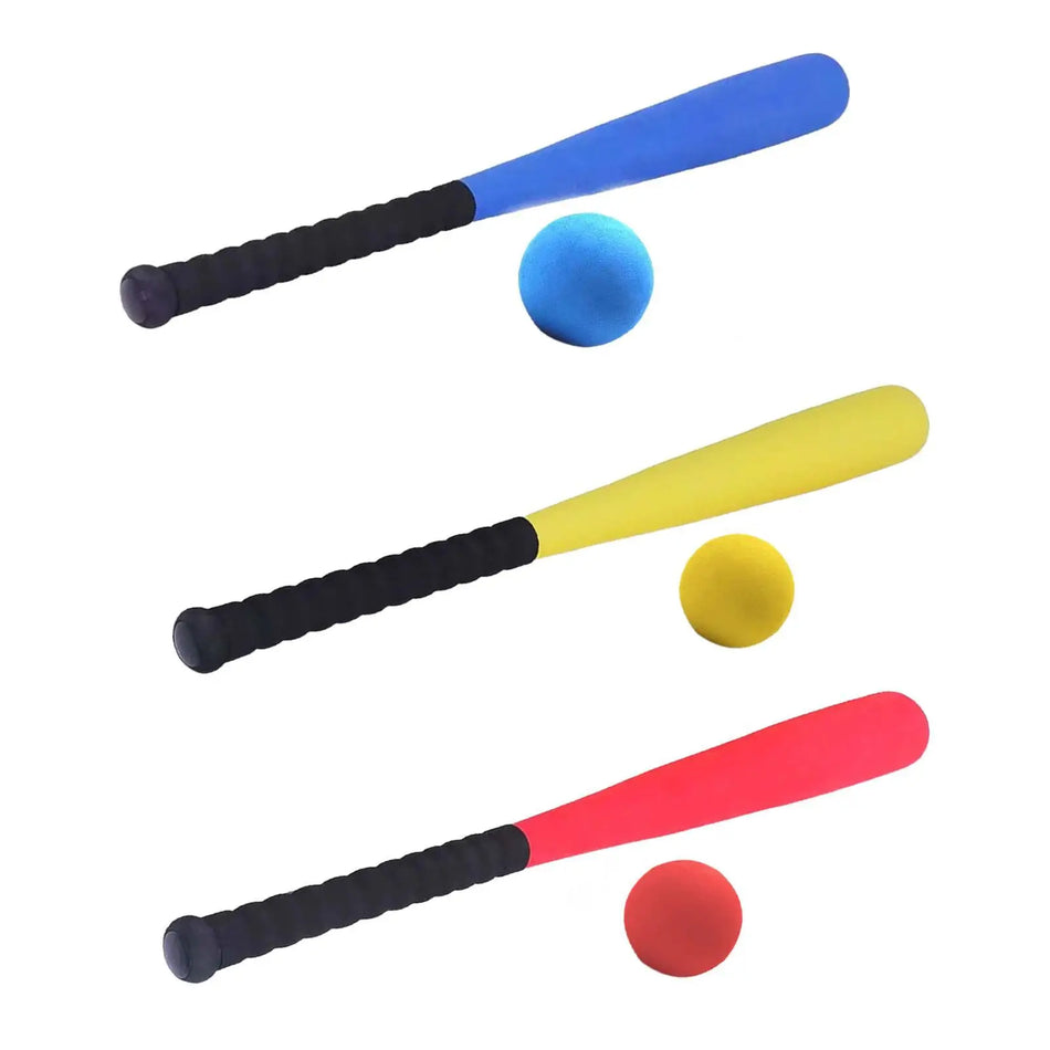Kids Foam Baseball Bat And Ball 21 Inch Set &ndash; Safe Play