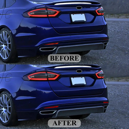 For Ford Mondeo Fusion 2013 2014 2015 2016 2017 2018 LED Rear Bumper Reflector Lights Brake Warning Dynamic Turn Signal Lamp 12V by InterCyprus Trading Ltd